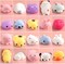 20-Pack Squishy Animal Toys – Cat, Rabbit & Panda Stress Relief Squeeze Toys, Easter Egg Fillers, Kids Birthday Party Favors, and Goodie Bag Stuffers